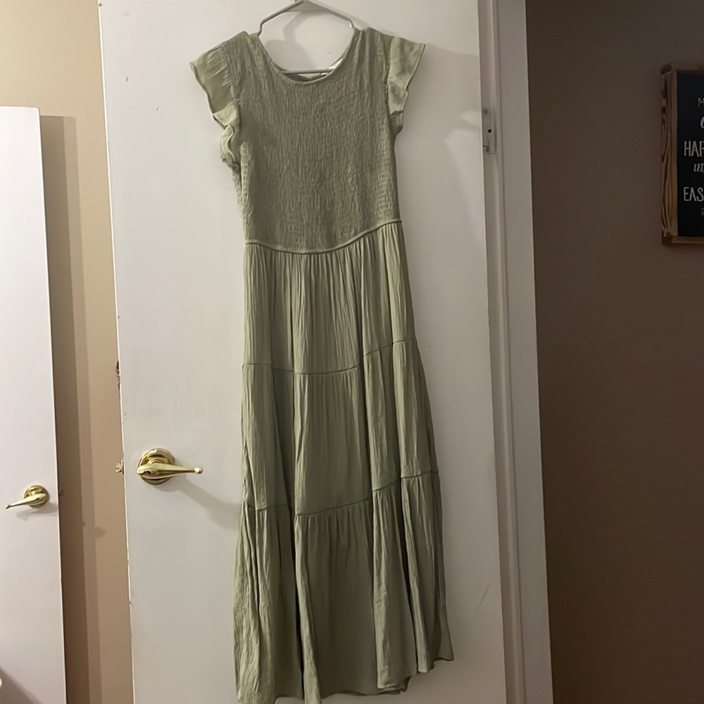 Green/Sage midi dress